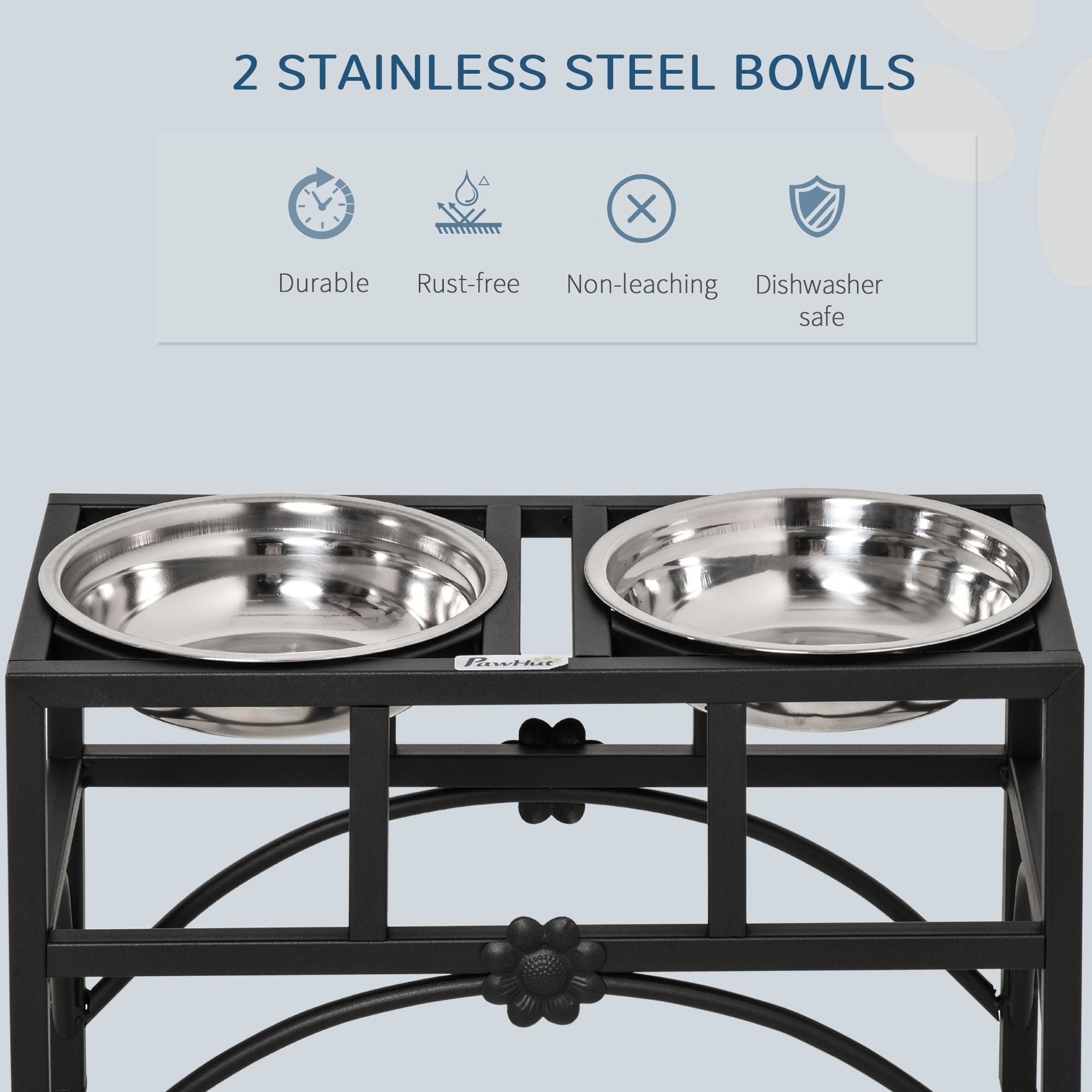 Elevate Mealtime with a 2-in-1 Stainless Steel Cat Food Feeder Bowl