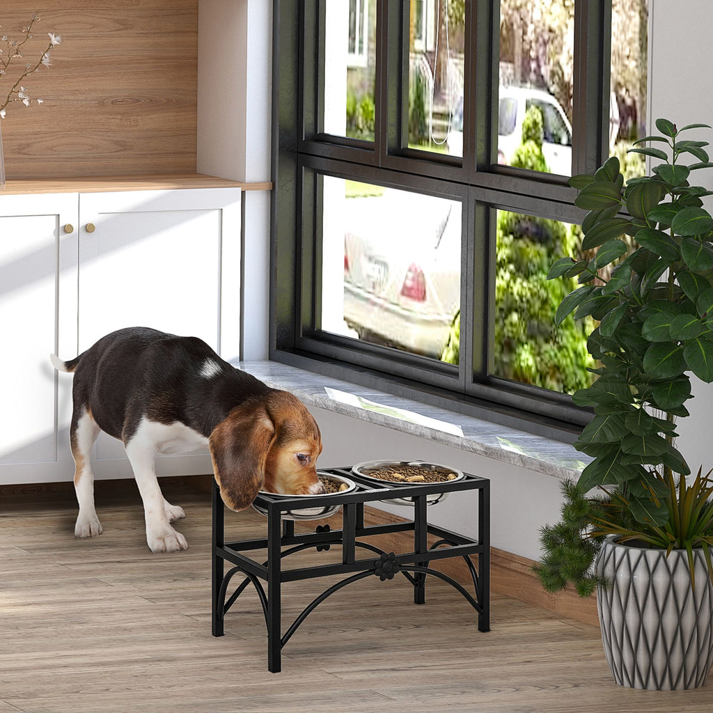 Elevate Mealtime with a 2-in-1 Stainless Steel Cat Food Feeder Bowl