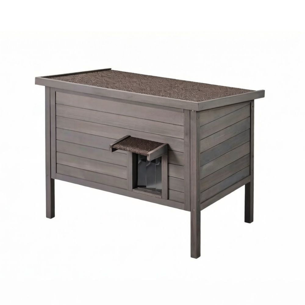 everyday Outdoor Cat House with water-ready Asphalt Roof