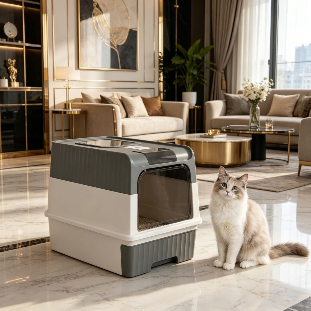 Cat Litter Box 18.9 Inches