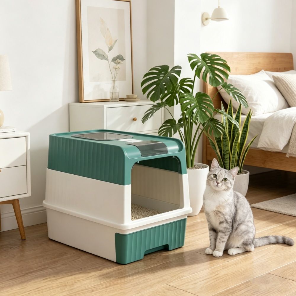 Cat Litter Box 18.9 Inches