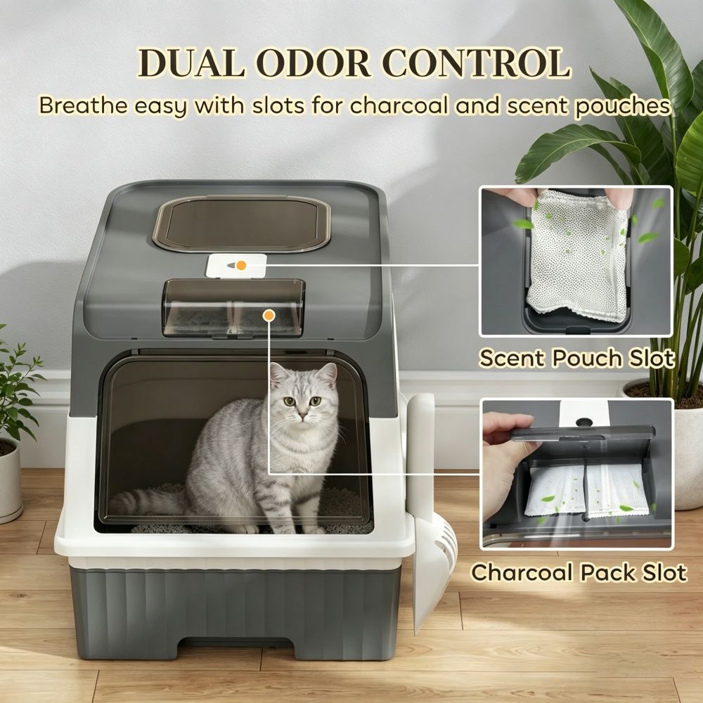 Cat Litter Box 18.9 Inches