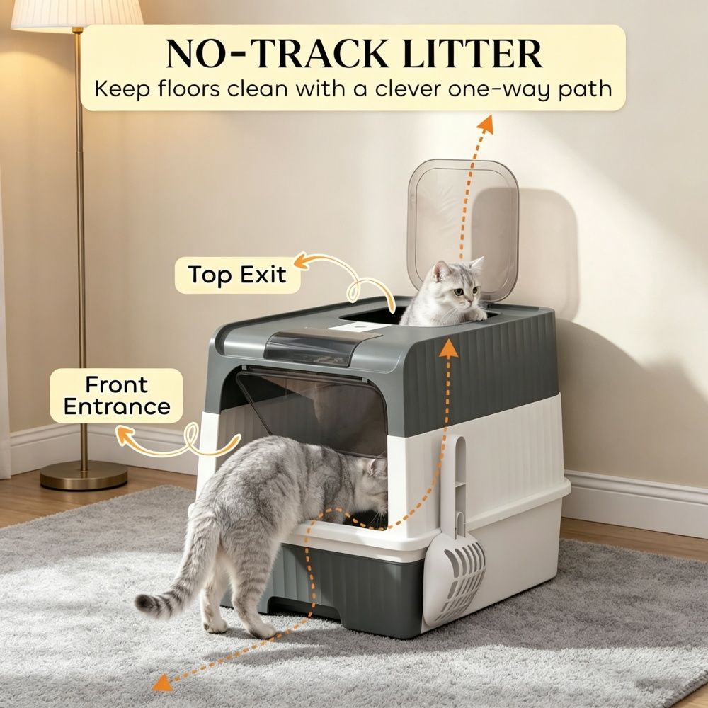Cat Litter Box 18.9 Inches