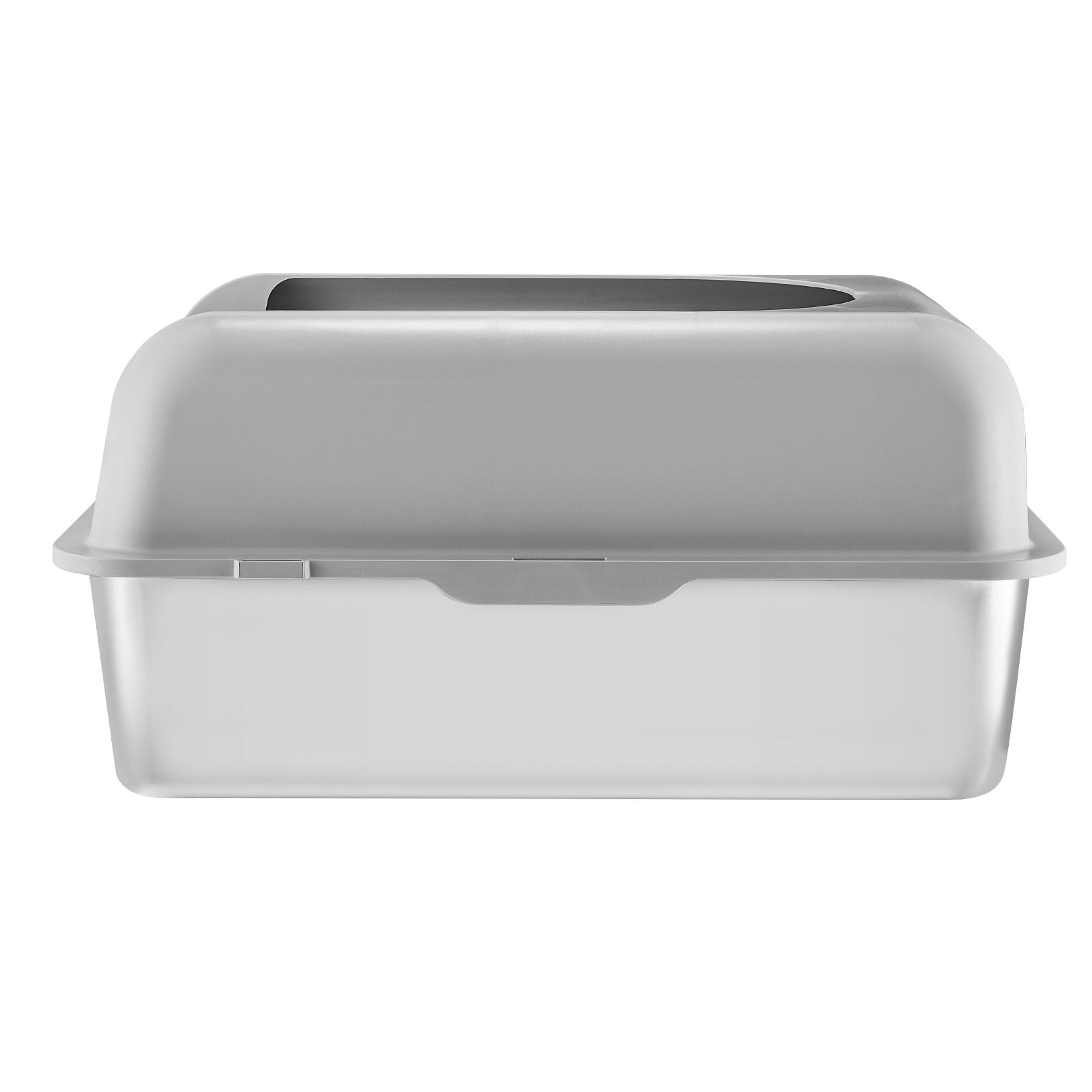 Cat Litter Box with High Sides & Filtering Foot Board – Odor-Free Cleaning, Includes Scoop