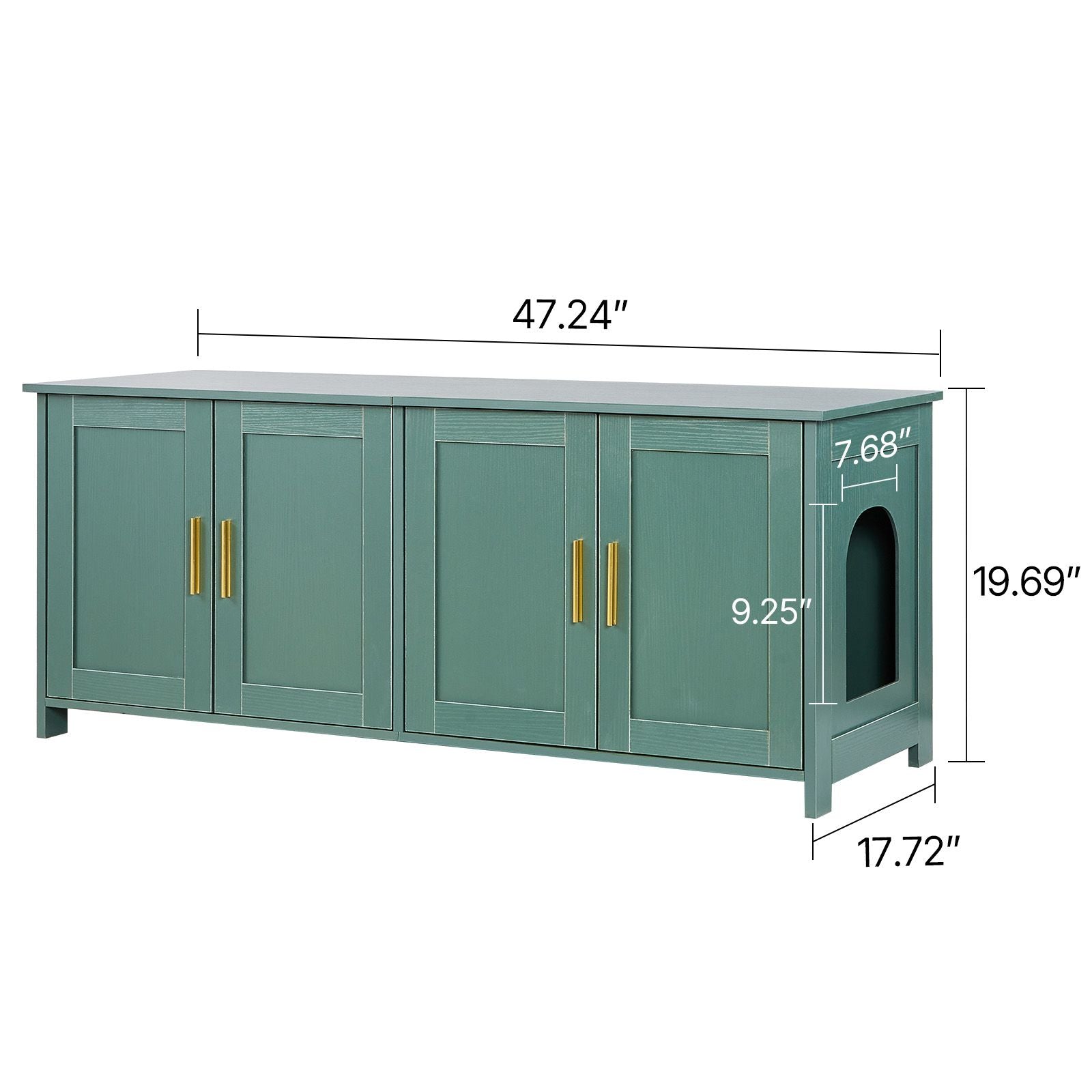 Hidden Litter Box Cabinet for Multi-Cat Households