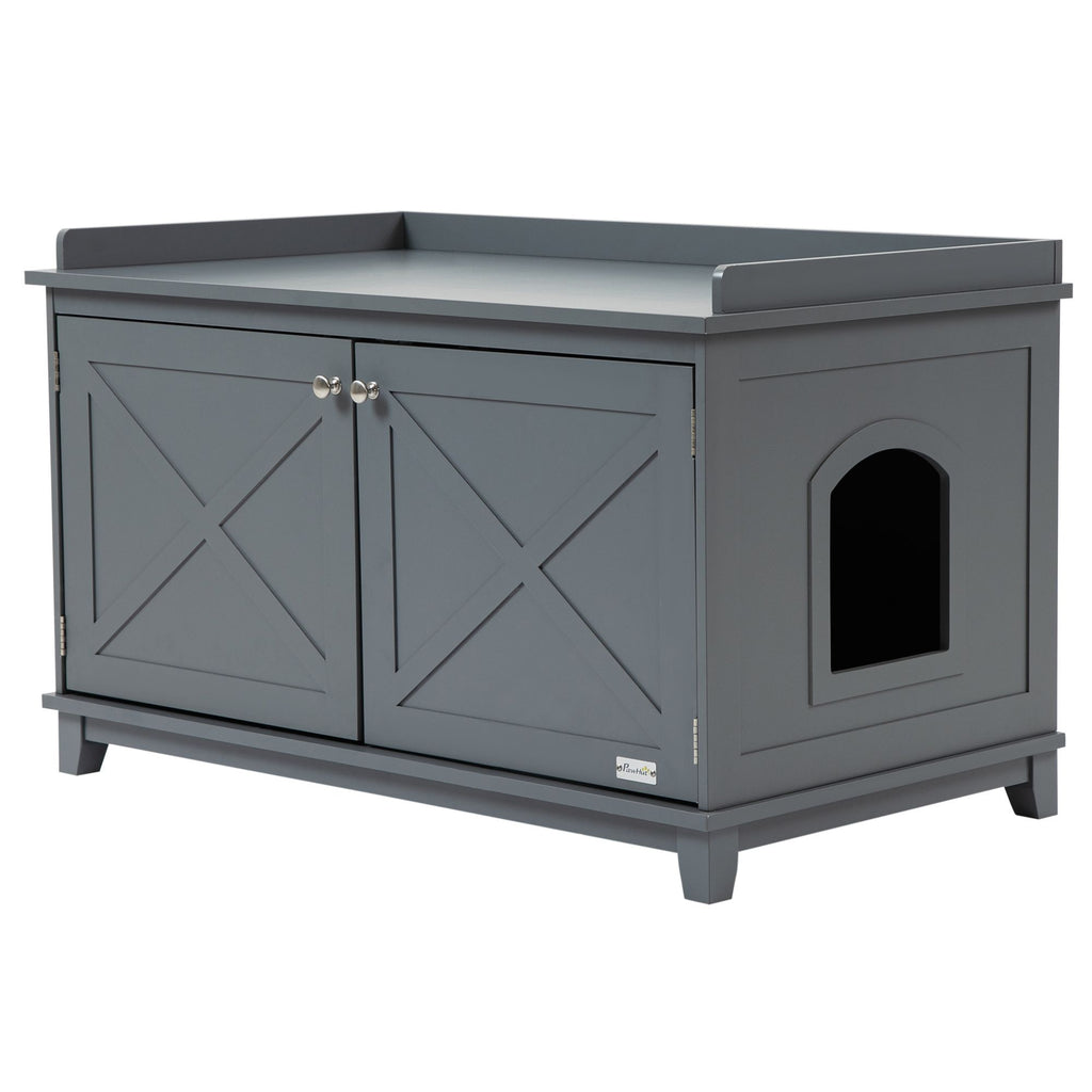 Cat Litter Box Furniture with Large Hidden Storage