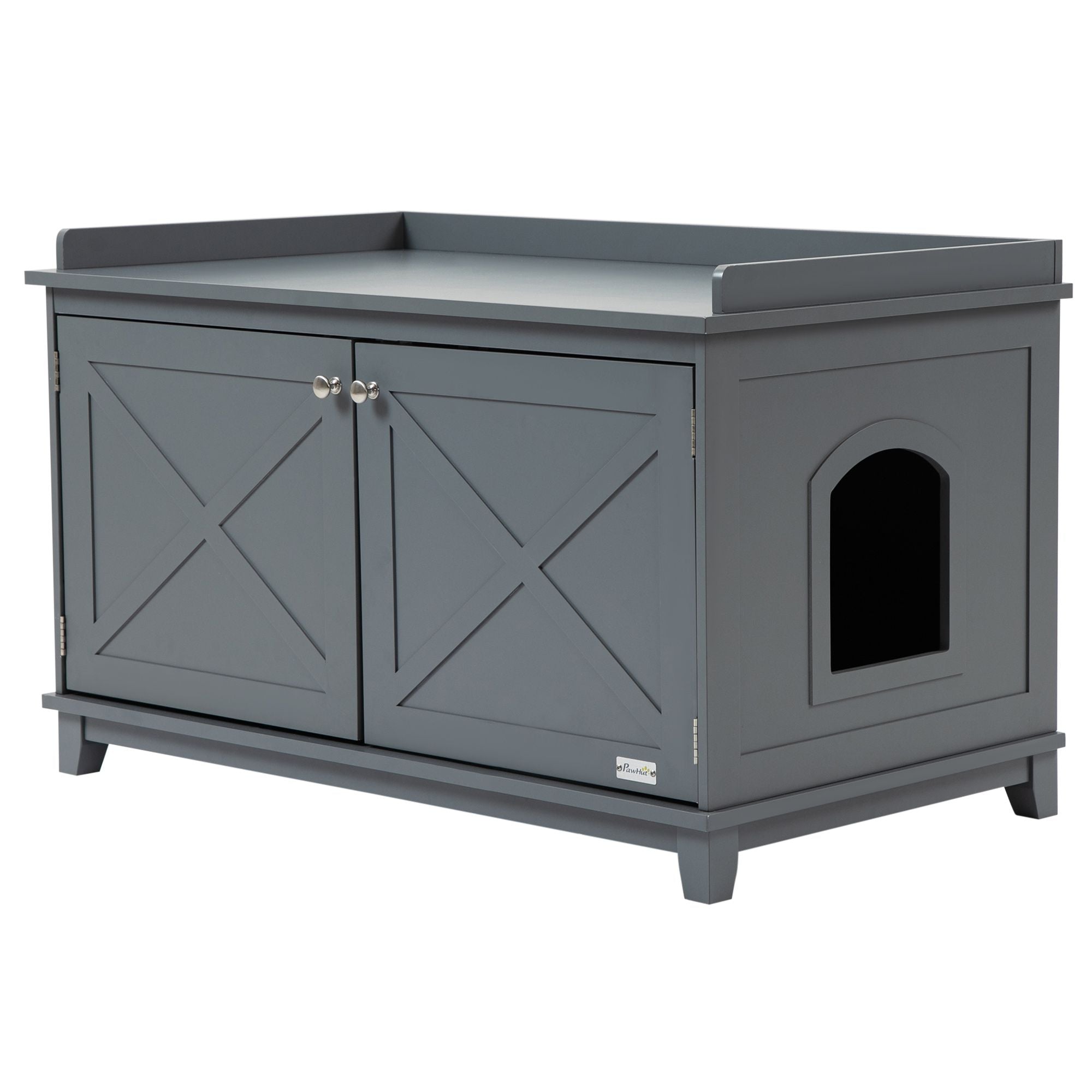 Cat Litter Box Furniture with Large Hidden Storage