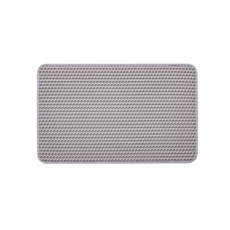Cat Litter Mat, 24 x 15 in, Double-Layer Litter Box Mat, Non-Slip & Urine-Proof Litter-Trapping Mats for Indoor Cats, Honeycomb Design, Soft on Paws, Washable Large Kitty Mats for Floor