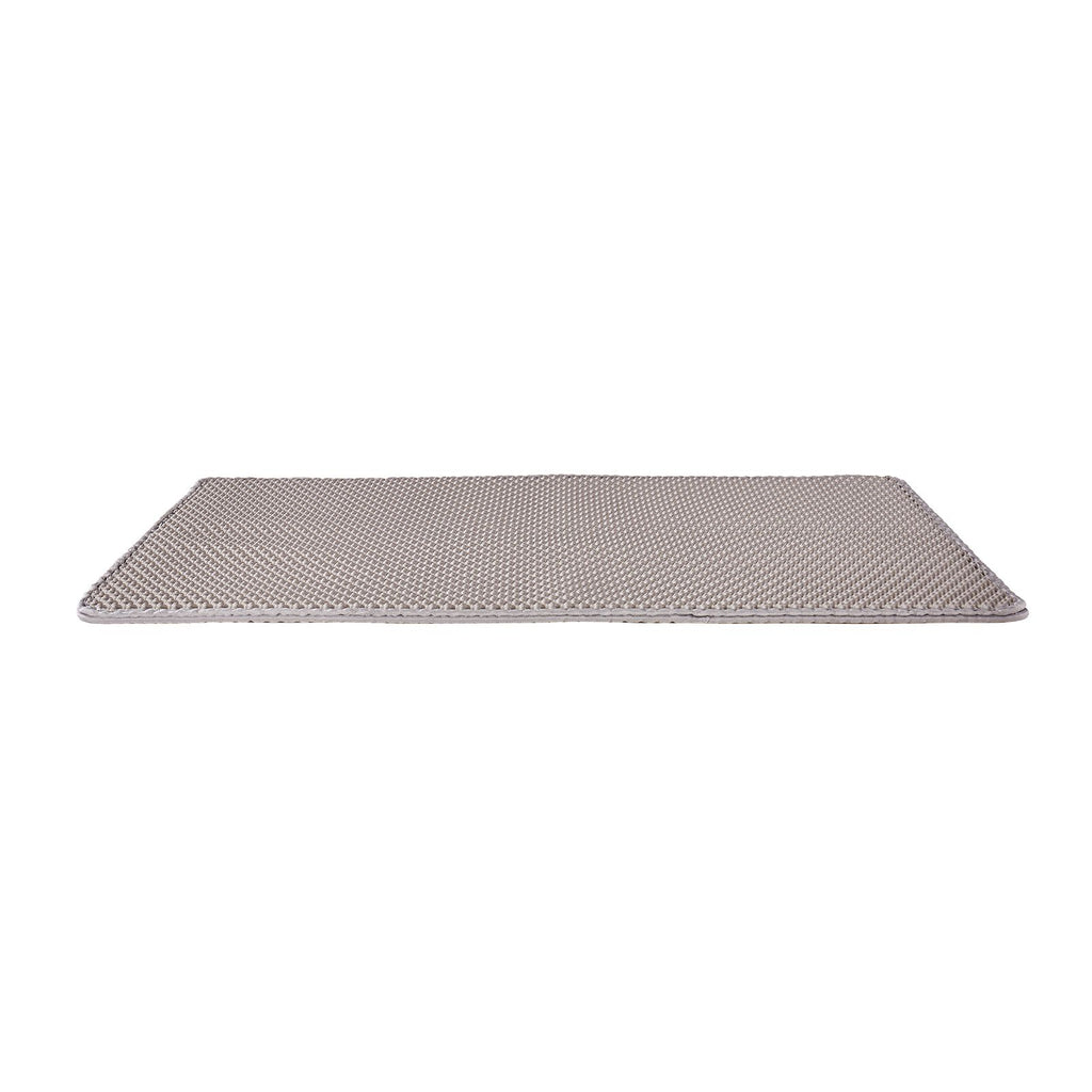 Cat Litter Mat, 30 x 24 in, Double-Layer Litter Box Mat, Non-Slip & Urine-Proof Litter-Trapping Mats for Indoor Cats, Honeycomb Design, Soft on Paws, Washable Large Kitty Mats for Floor