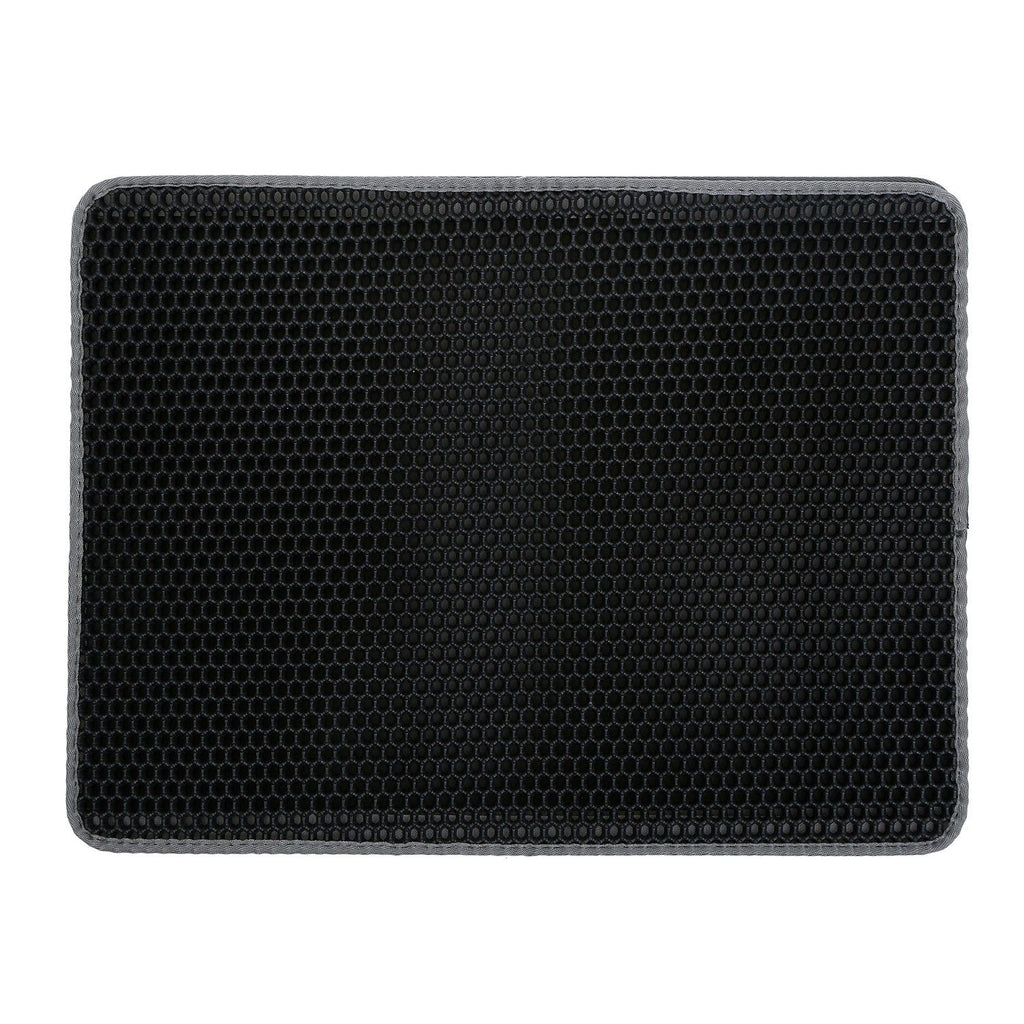 Honeycomb Cat Litter Mat – Traps Scatter, Urine-Proof, Paws Friendly