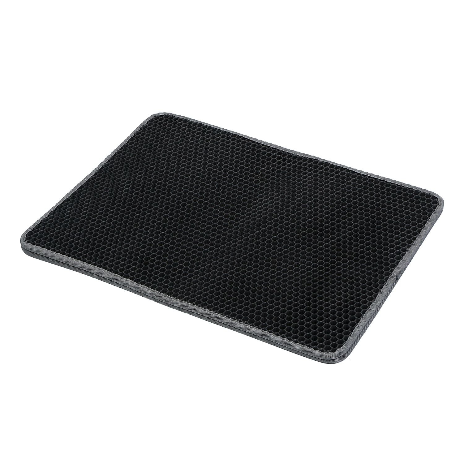 Honeycomb Cat Litter Mat – Traps Scatter, Urine-Proof, Paws Friendly
