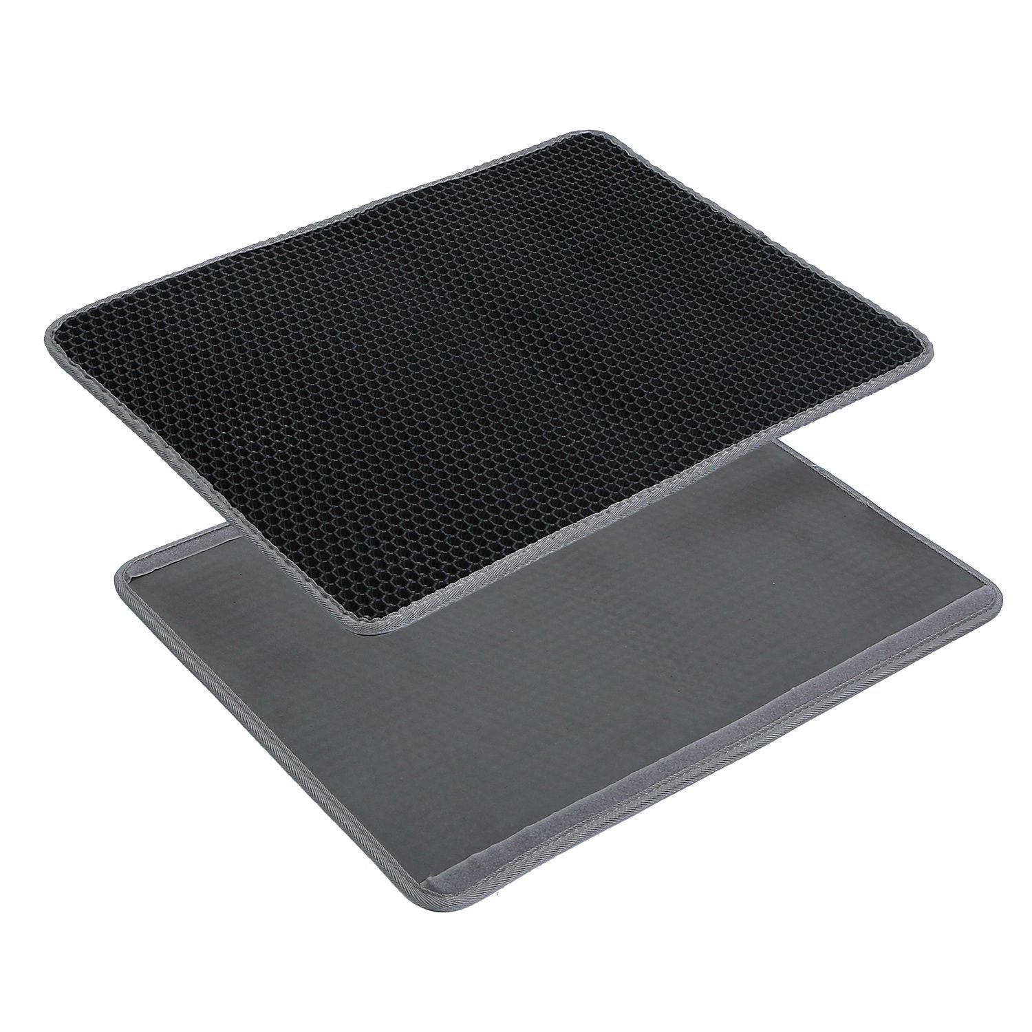 Honeycomb Cat Litter Mat – Traps Scatter, Urine-Proof, Paws Friendly