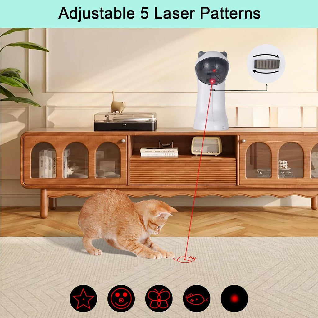 Automatic Motion-Activated Cat Toy with 5 Patterns and 4 Speeds