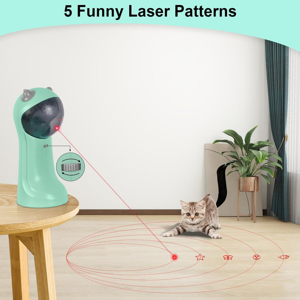 Automatic Motion-Activated Cat Toy with 5 Patterns and 4 Speeds