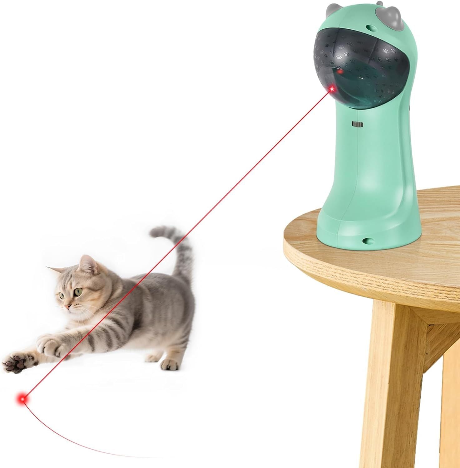 Automatic Motion-Activated Cat Toy with 5 Patterns and 4 Speeds