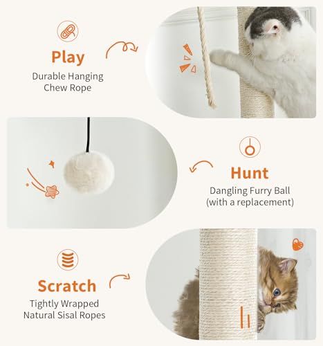 Modern Cat Tree with Sleek Design for Indoor Cats