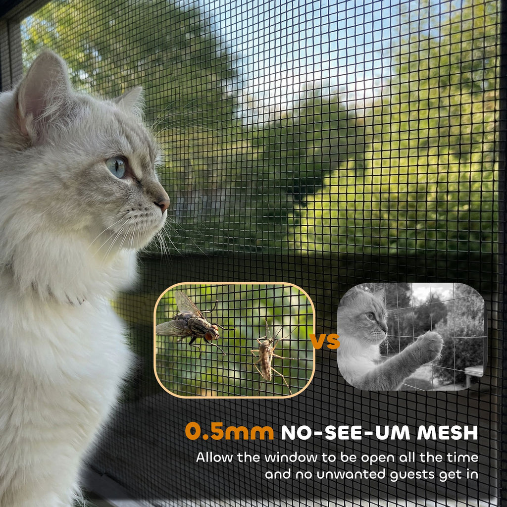 PawHut Catio Outdoor Cat Enclosure with water-ready Roof