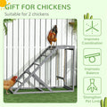 Chicken Coop Activity Center with Swing, Platform & Perches