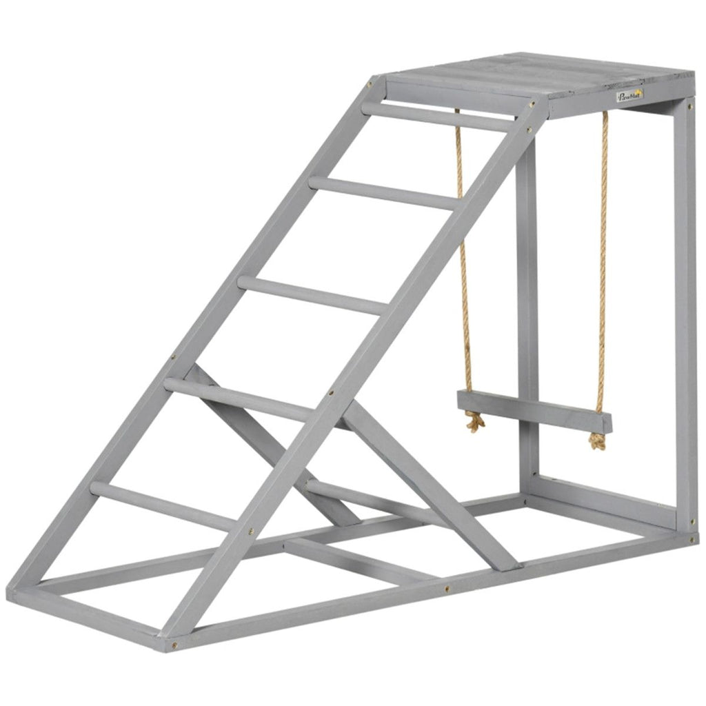 Chicken Coop Activity Center with Swing, Platform & Perches