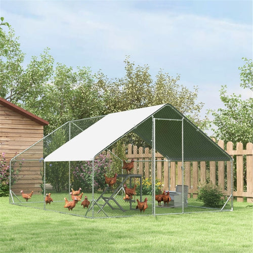 Chicken Coop Activity Center with Swing, Platform & Perches