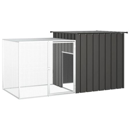 Galvanized structured Chicken Cage – Secure All-in-One Run.