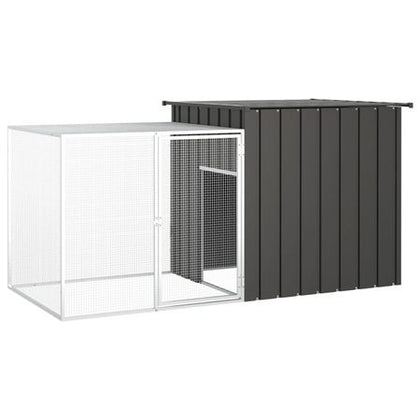 Galvanized structured Chicken Cage – Secure All-in-One Run.