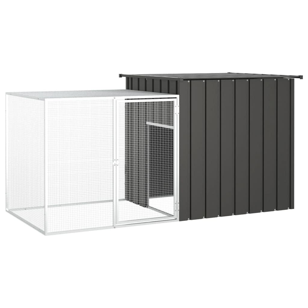 Galvanized structured Chicken Cage – Secure All-in-One Run.