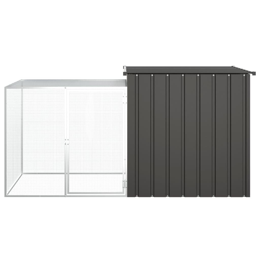 Galvanized structured Chicken Cage – Secure All-in-One Run.