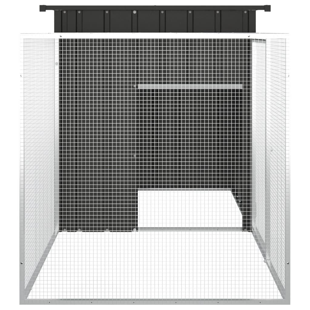 Galvanized structured Chicken Cage – Secure All-in-One Run.