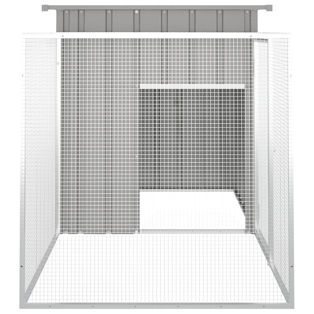 A Spacious All-in-One Chicken Run with Secure Locking Door