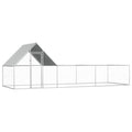 Spacious Galvanized structured Chicken Coop with water-ready Roof