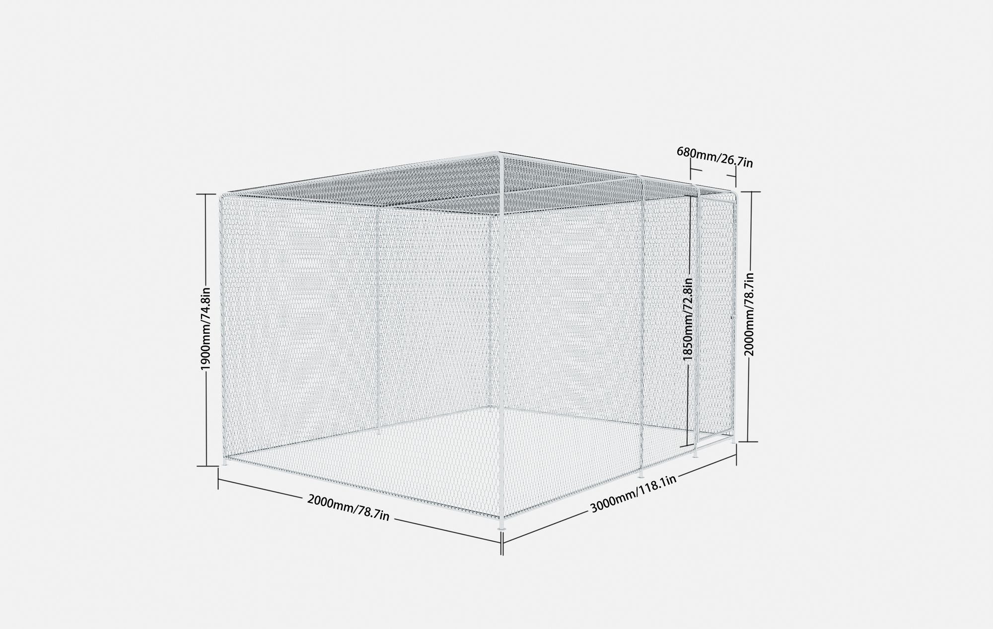 Auto-Lock Chicken Coop with UV-Proof water-ready Cover
