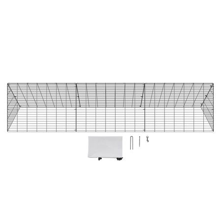 Spacious and Secure Portable Chicken Tunnel for Free-Range Poultry