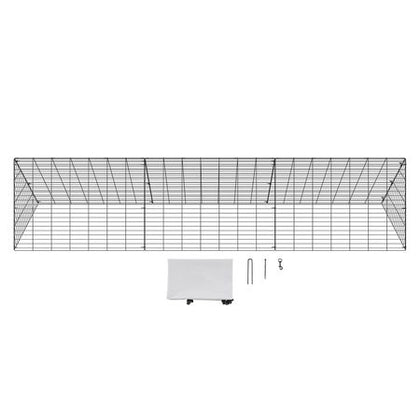 Spacious and Secure Portable Chicken Tunnel for Free-Range Poultry