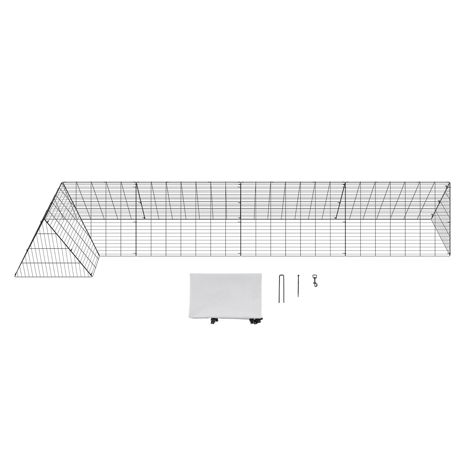 Spacious Portable Chicken Tunnel with Predator Protection