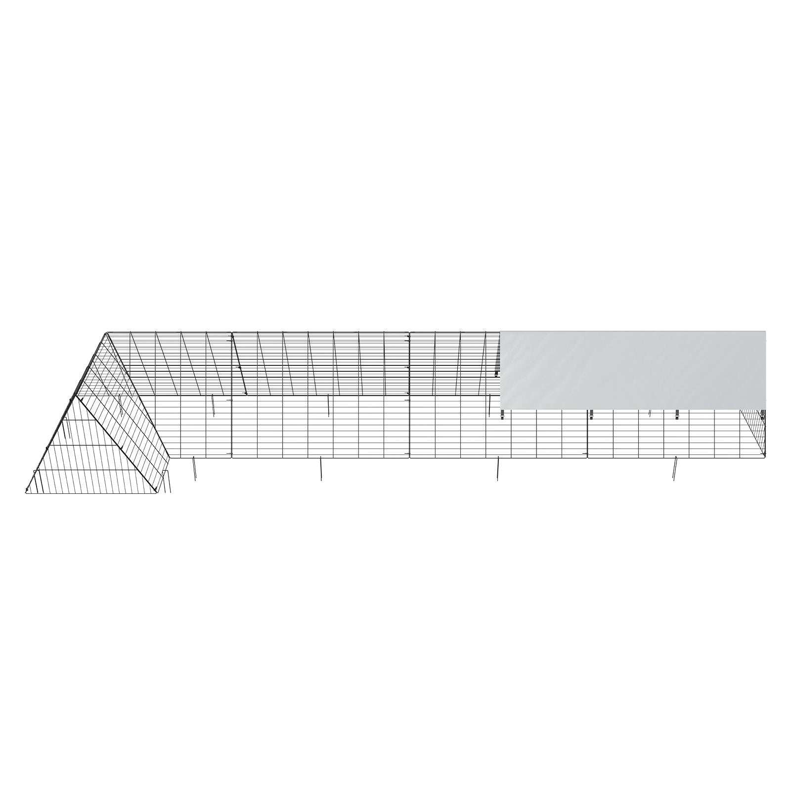 Spacious Portable Chicken Tunnel with Predator Protection