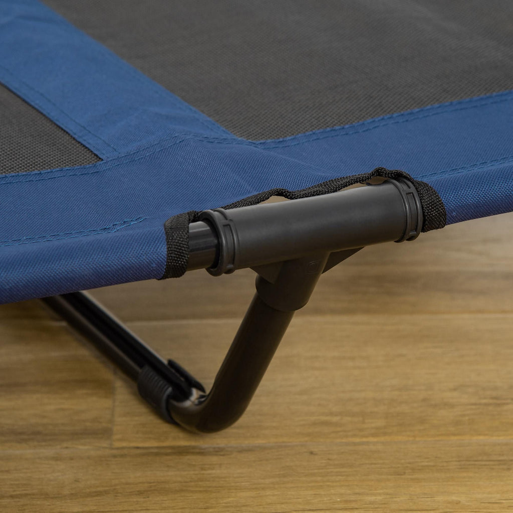 Elevated Cooling Pet Bed – Portable Raised Cot for Dogs and Cats