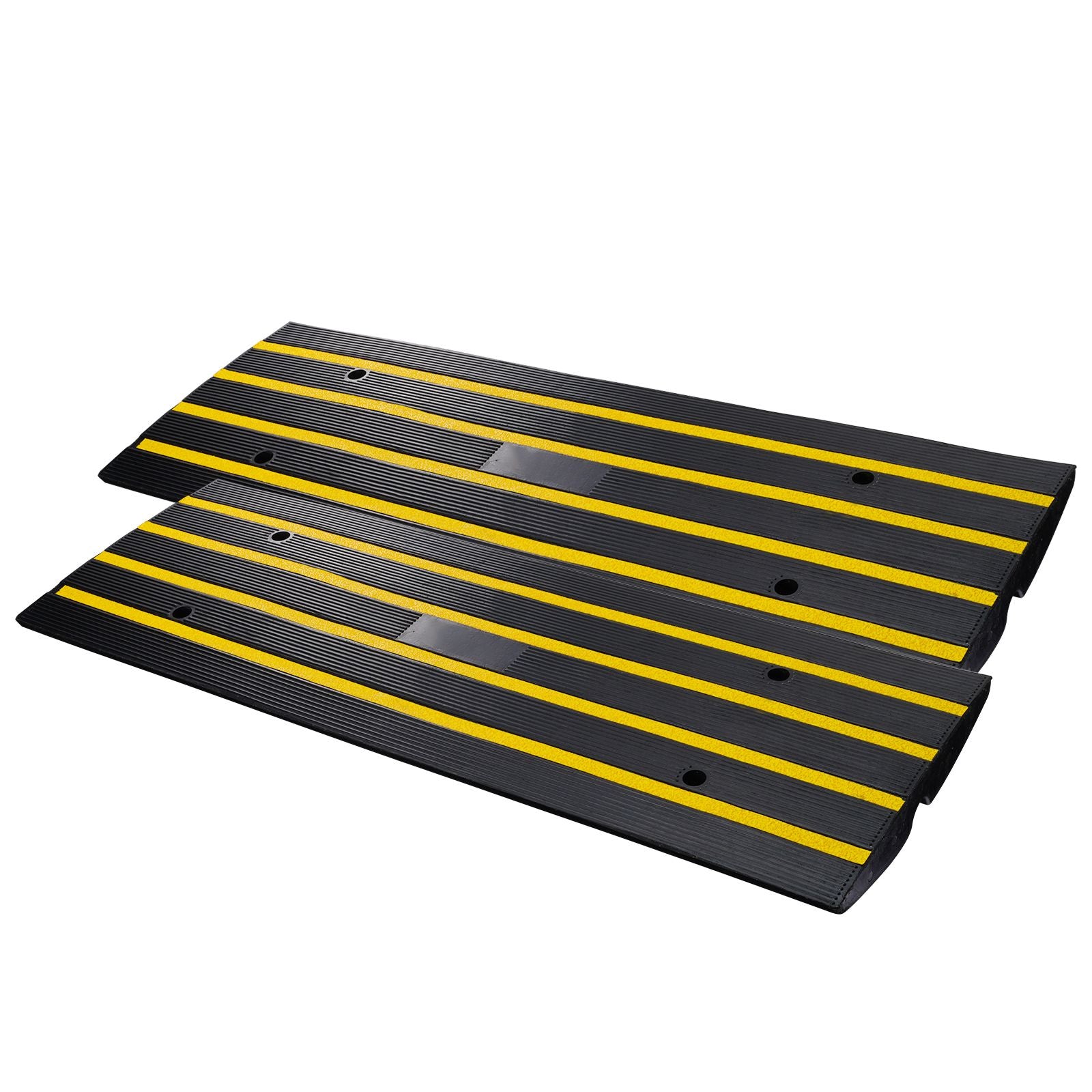 2-Pack practical chew-focused Curb Ramps for Easy Pet Car Access