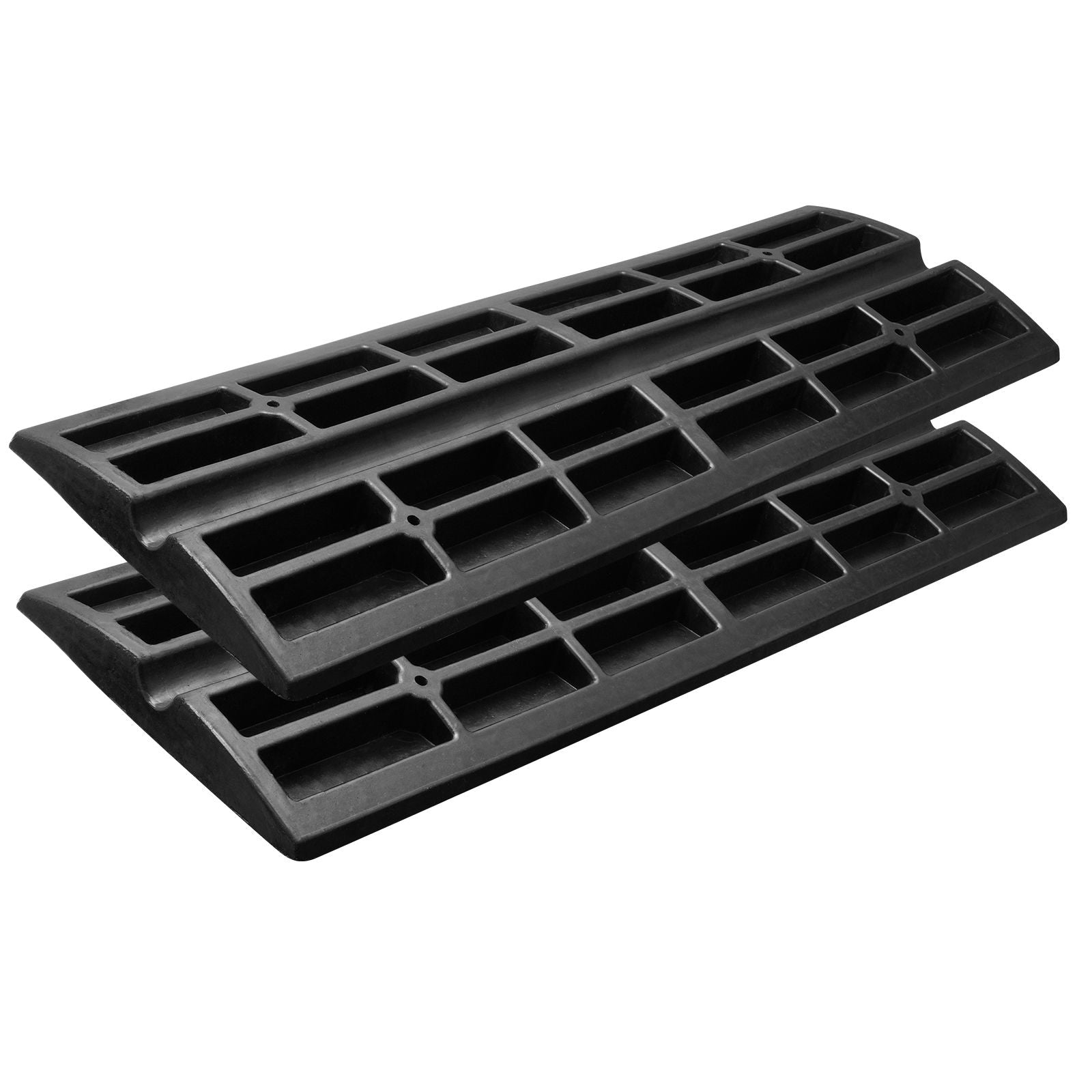 2-Pack practical chew-focused Curb Ramps for Easy Pet Car Access