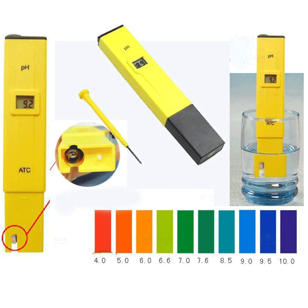 Pocket Digital pH Tester Pen for Aquarium and Hydroponics Water