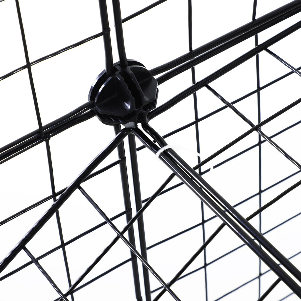 DIY Pet Playpen: 36-Panel structured Wire Yard Fence with Door and Ramp