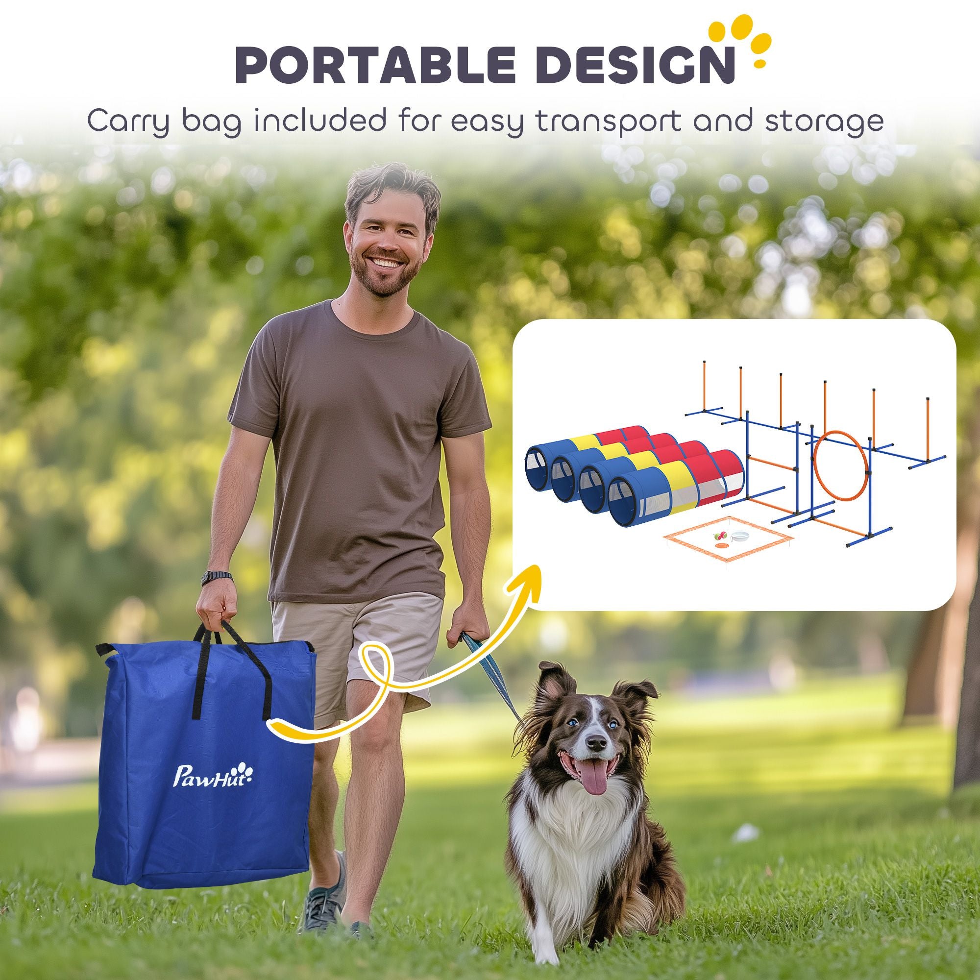 Turn Rainy Days into Doggy Olympics with This Complete Agility Set!