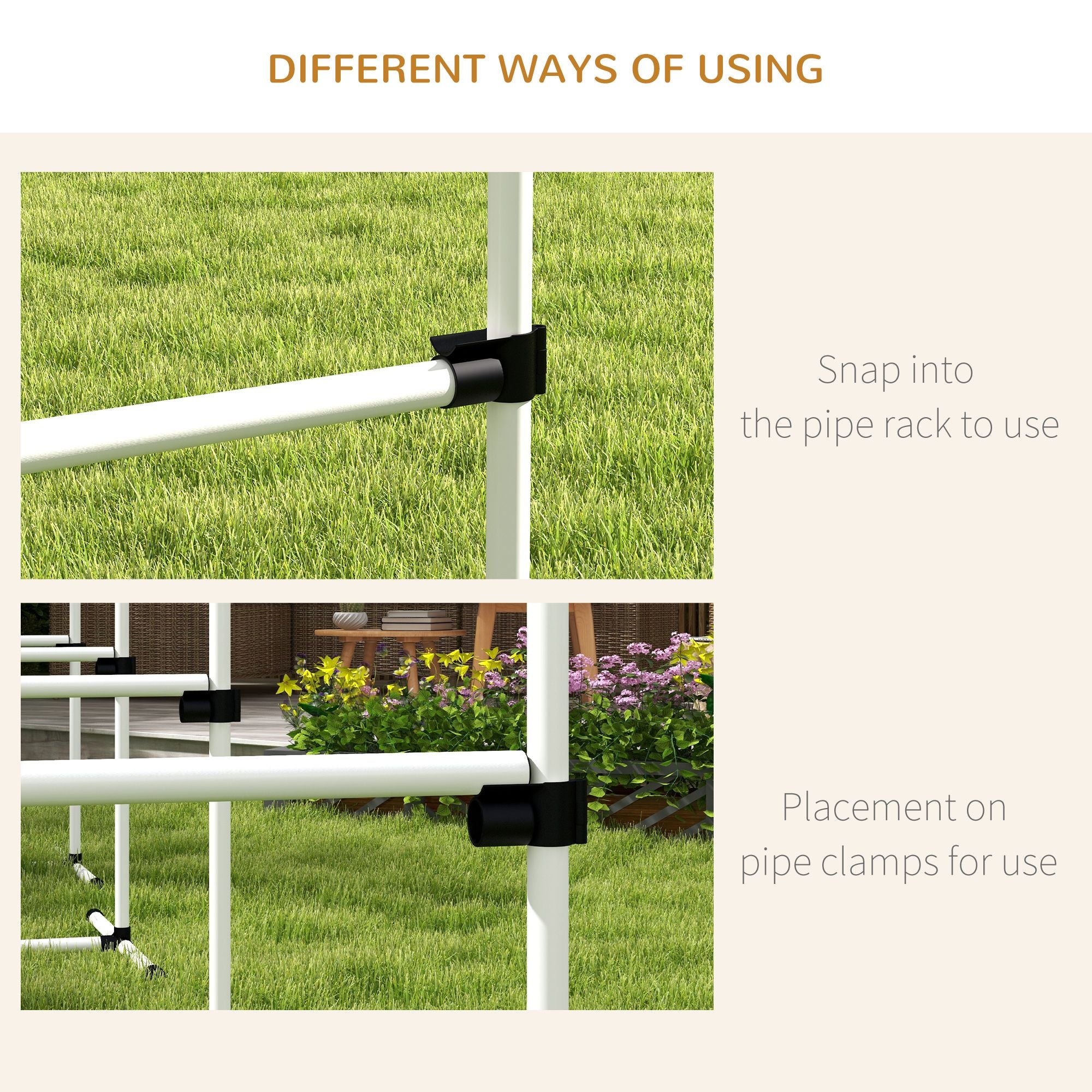 Dog Agility Training Equipment, 4 Piece Set with Adjustable Height Jump Bars, White