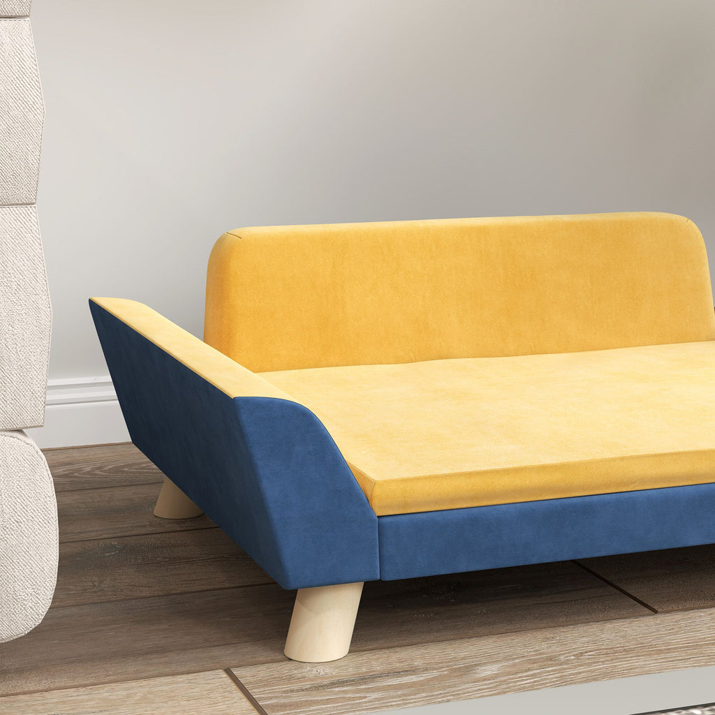Cozy Pet Sofa with Removable Washable Cushion for Small Dogs