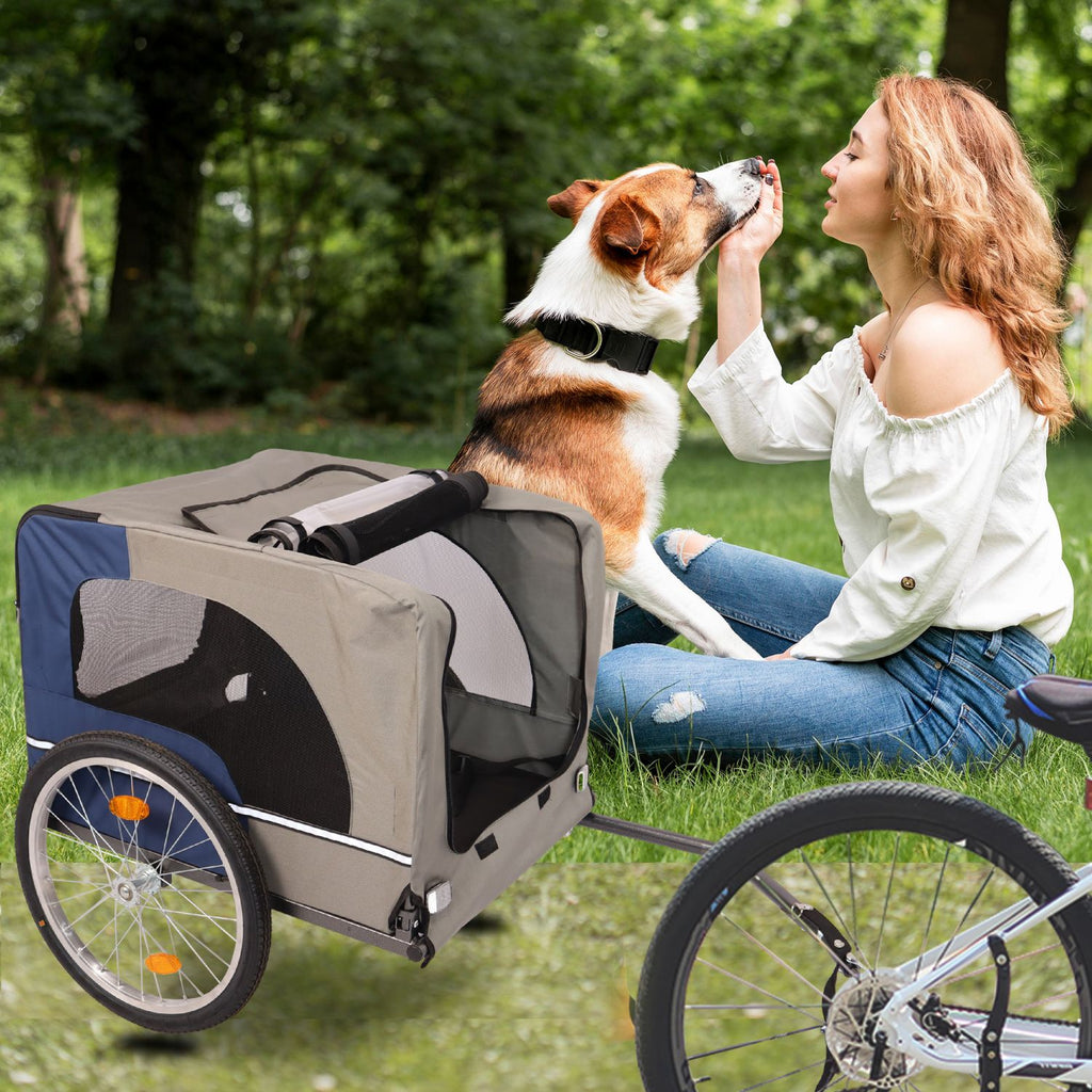 Take Your Pup on Every Ride with This Easy-Folding Dog Bike Trailer