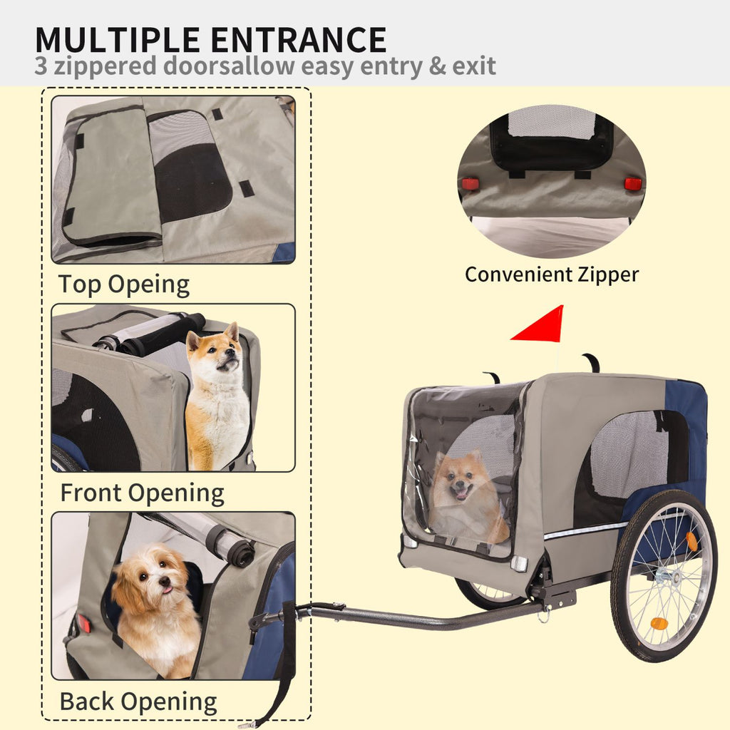 Take Your Pup on Every Ride with This Easy-Folding Dog Bike Trailer