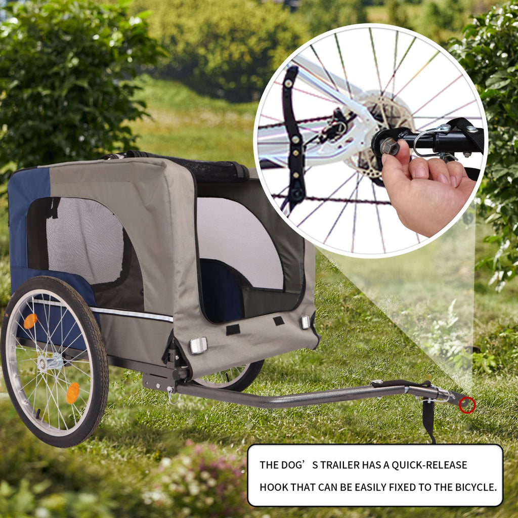 Take Your Pup on Every Ride with This Easy-Folding Dog Bike Trailer