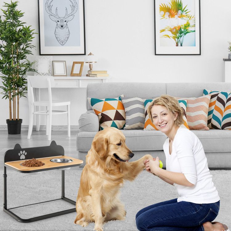 Elevate Your Dog's Dining Experience with an Adjustable Stand