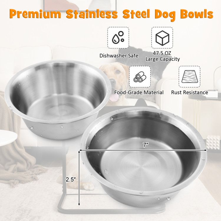 Elevate Your Dog's Dining Experience with an Adjustable Stand