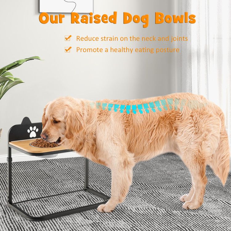 Elevate Your Dog's Dining Experience with an Adjustable Stand